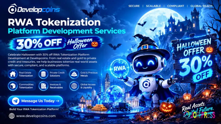 RWA Tokenization Platform Development: From Real-World Assets to Digital Ownership — Halloween Offer Up to 30% Off