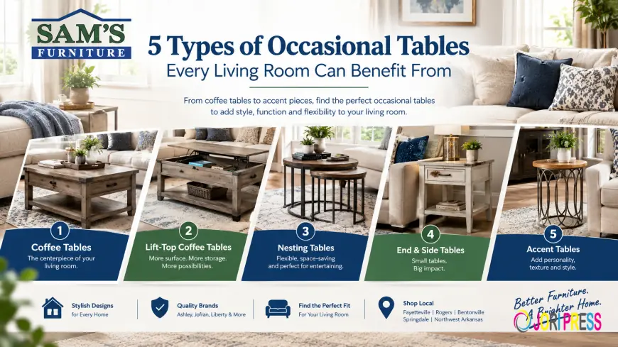 5 Types of Occasional Tables Every Living Room Can Benefit From