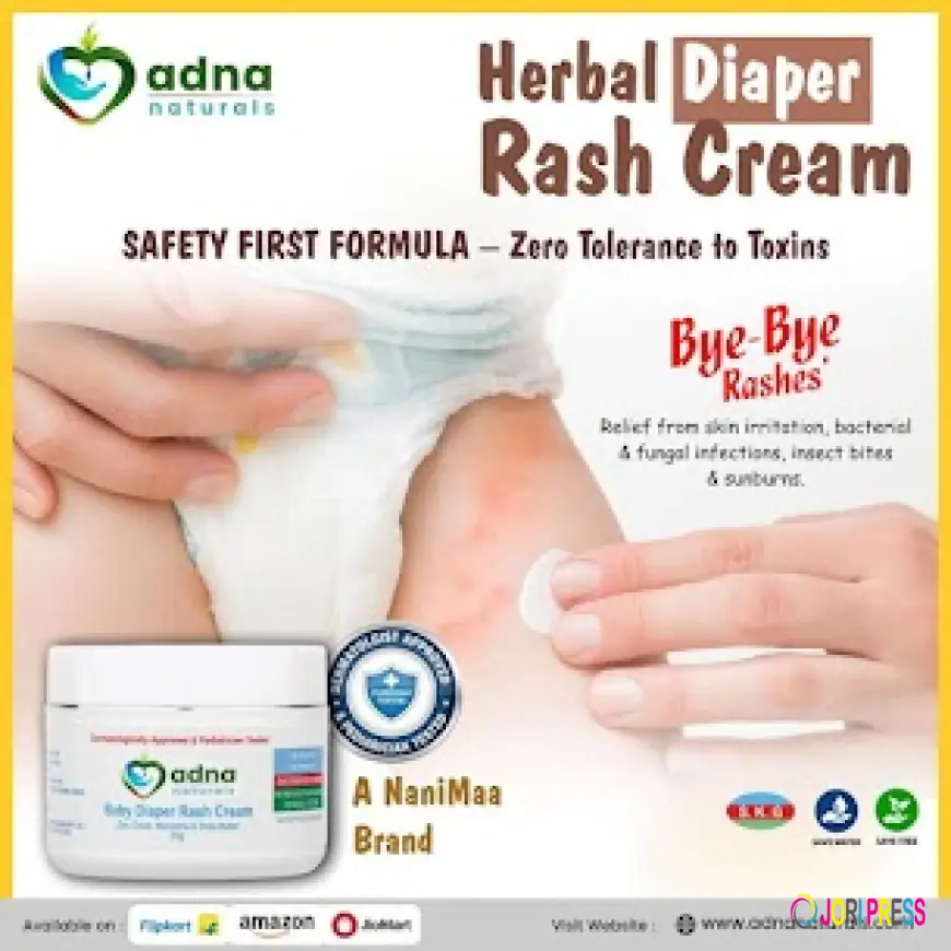 Home Remedy for Baby Diaper Rash – Gentle Natural Relief with ADNA Naturals