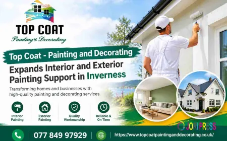 Top Coat - Painting and Decorating Expands Interior and Exterior Painting Support in Inverness