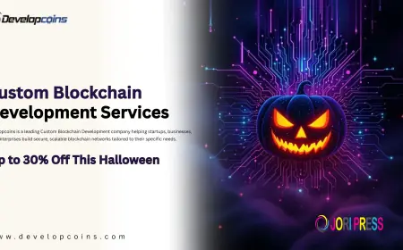 Custom Blockchain Development: Key Things to Define Before Building Your Own Blockchain — Halloween Offer Up to 30% Off