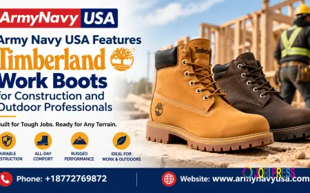 Army Navy USA Features Timberland Work Boots for Construction and Outdoor Professionals