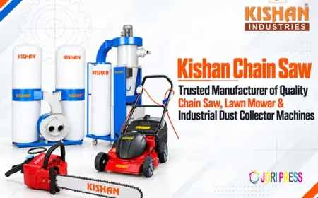 Kishan Chain Saw: Trusted Manufacturer of Quality Chain Saw, Lawn Mower & Industrial Dust Collector Machines