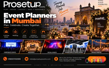 Event Planners in Mumbai – Creative and Professional Event Solutions with Prosetup Events