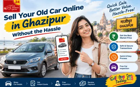 Sell Your Old Car Online in Ghazipur Without the Hassle