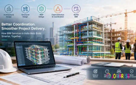 How BIM Services in India Help Improve Construction Coordination and Project Delivery