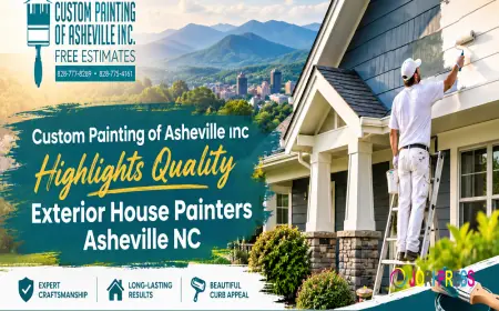 Custom Painting of Asheville Inc Highlights Quality Exterior House Painters Asheville NC