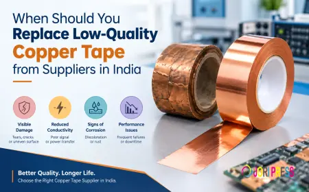 When Should You Replace Low-Quality Copper Tape from Suppliers in India