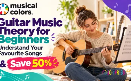 Guitar Music Theory for Beginners – Understand Your Favourite Songs & Save 50%