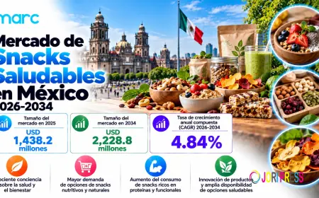 Crecimiento del mercado de snacks saludables en México, tamaño, tendencias y pronóstico 2026-2034