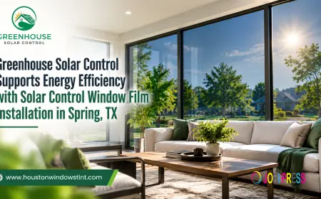 Greenhouse Solar Control Brings Advanced Solar Control Window Film Installation to Spring, TX