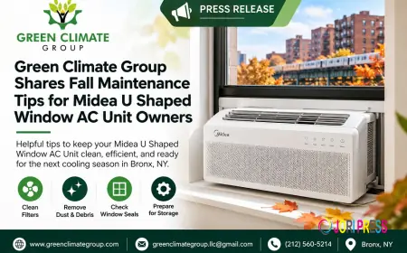 Green Climate Group Shares Fall Maintenance Tips for Midea U Shaped Window AC Unit Owners