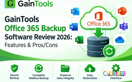 GainTools Office 365 Backup Software Review 2026: Features & Pros/Cons