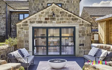 Grey Aluminium Bi Folding Doors Bring Modern Style and Functionality to Homes