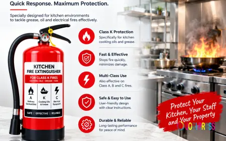 Kitchen Fire Extinguisher: A Complete Guide to Types, Benefits, and Fire Safety