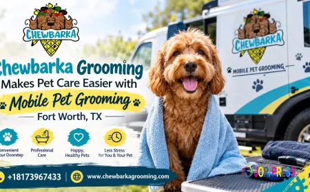 Chewbarka Grooming Focuses on Stress-Free Pet Care with Mobile Grooming in Fort Worth