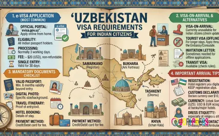 Uzbekistan Trip Planning for Indian Citizens: Costs, Documents and Entry Rules