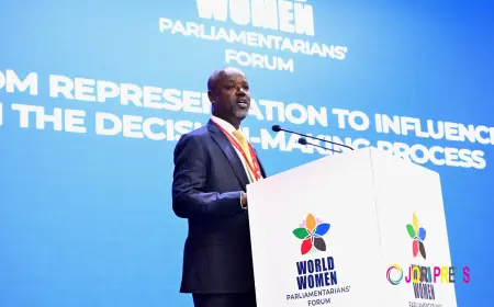 Beyond Numbers: Deputy Speaker Thomas Tayebwa Champions Real Influence for Women in Leadership at Global Forum