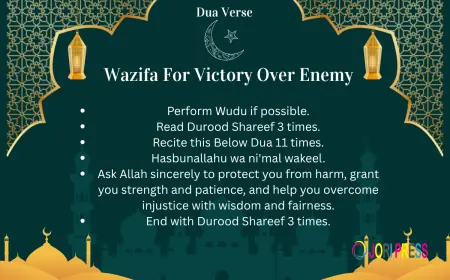 Wazifa For Victory Over Enemy