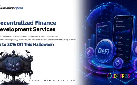 DeFi Development Company: Custom Decentralized Finance Solutions with Developcoins