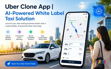 Uber Clone App | AI-Powered White Label Taxi Solution