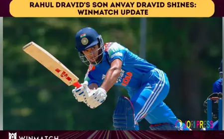 Rahul Dravid's Son Anvay Dravid Shines: Winmatch Update