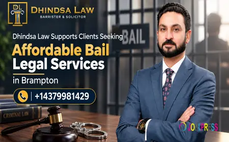 Dhindsa Law Supports Clients Seeking Affordable Bail Legal Services in Brampton