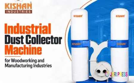 Industrial Dust Collector Machine for Woodworking and Manufacturing Industries