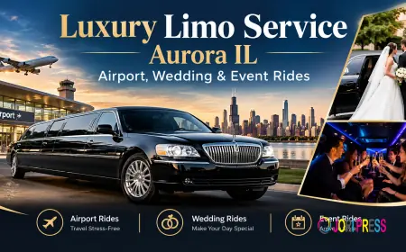 Luxury Limo Service Aurora IL | Airport, Wedding & Event Rides
