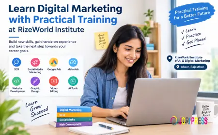 Learn Digital Marketing with Practical Training at RizeWorld Institute