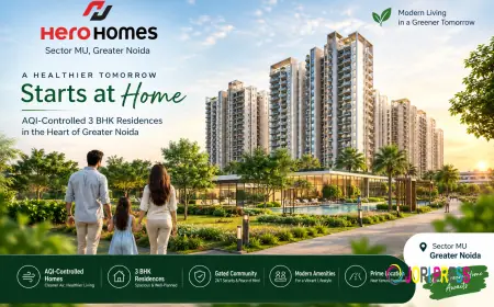 Hero Homes Sector MU Greater Noida | Green 3 BHK Flats