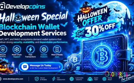 Blockchain Wallet Development: Build Secure Crypto Wallets This Halloween with Developcoins