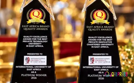 Tech & Innovation Triumph: IUEA Scoops Double Platinum at 6th East Africa Brand Quality Awards