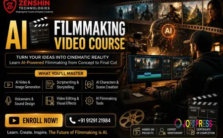 Zenshin Technologies Introduces AI Filmmaking Course to Help Learners Explore AI-Powered Video Creation and Digital Storytelling