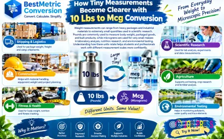 How Tiny Measurements Become Clearer with 10 Lbs to Mcg Conversion