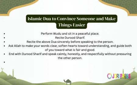 Islamic Dua to Convince Someone and Make Things Easier
