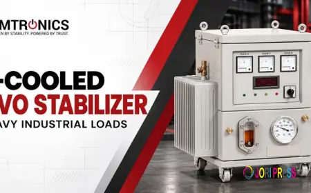 Oil Cooled Servo Stabilizer for Heavy Industrial Loads