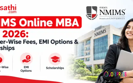 NMIMS Online MBA Fees 2026: Semester-Wise Fees, EMI Options & Scholarships