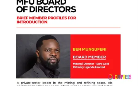 Uniting Business and Health: Euro Gold CEO Bernard Feni Joins Malaria Free Uganda Board, Pledges Private-Sector Action