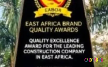 ROKO Construction Scoops Platinum Award for Quality Excellence at East African Brand Quality Awards 2025/2026