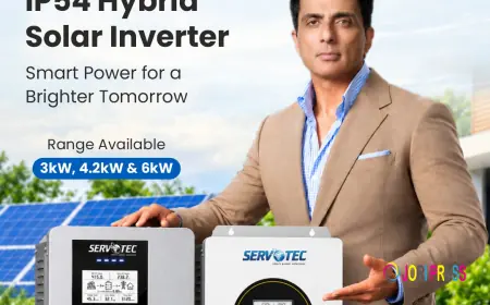 Servotech Sparkle Pro IP54 Hybrid Solar Inverter
