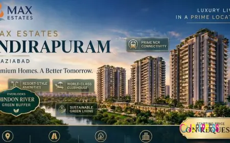 Max Estates Indirapuram Ghaziabad: 2, 3 & 4 BHK Modern Residences