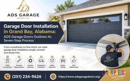 Garage Door Installation in Grand Bay, Alabama: ADS Garage Doors Outlines Its Seven-Step Process