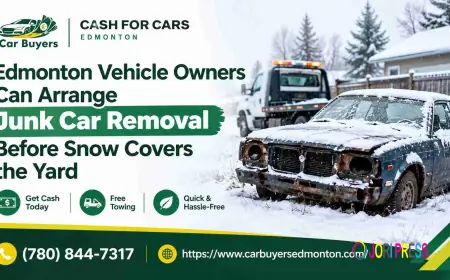 Edmonton Vehicle Owners Can Arrange Junk Car Removal Before Snow Covers the Yard