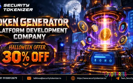 Why Are Businesses Choosing Token Generator Platform Development to Simplify Token Creation and Expand Blockchain Opportunities? – Halloween 30% OFF ?