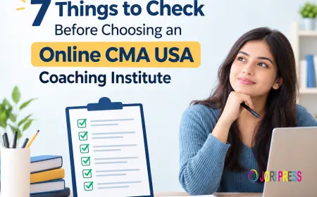 7 Things to Check Before Choosing an Online CMA USA Coaching Institute