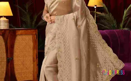 Trending Golden Saree Designs for Weddings and Parties