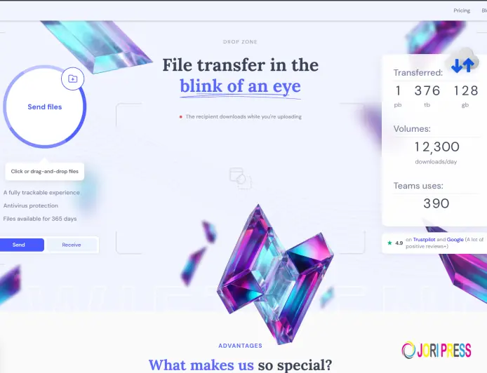 A Simple Approach to Large File Transfer