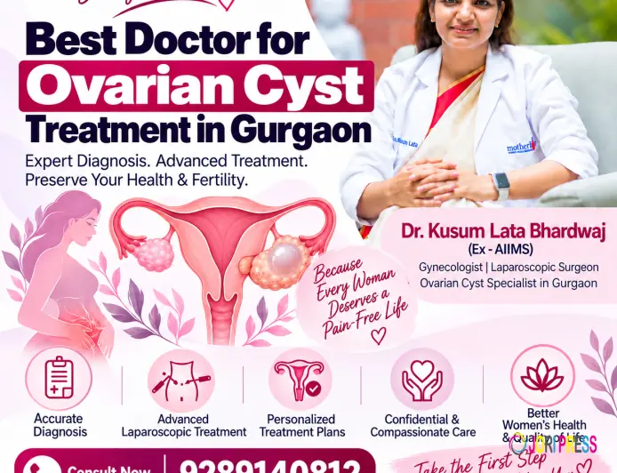 Best Doctor for Ovarian Cyst Treatment in Gurgaon: A Guide to Women's Health