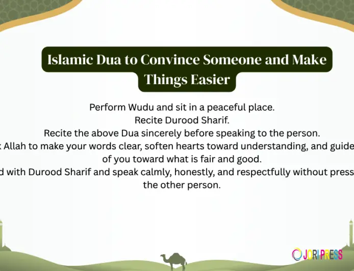 Islamic Dua to Convince Someone and Make Things Easier